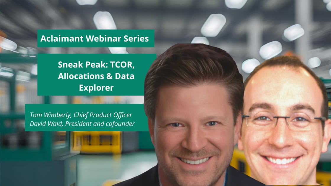 Webinar - TCOR, Allocations, and Data Explorer
